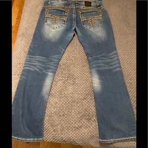 Rock revival hood pair of jeans